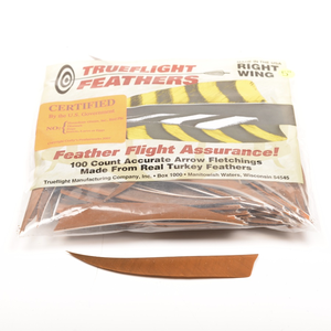 Second Hand Bag of Trueflight 5" RW Shield Feathers - Autumn Brown