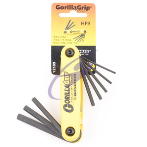 Bondhus Gorilla Grip Fold-up Allen Key Set
