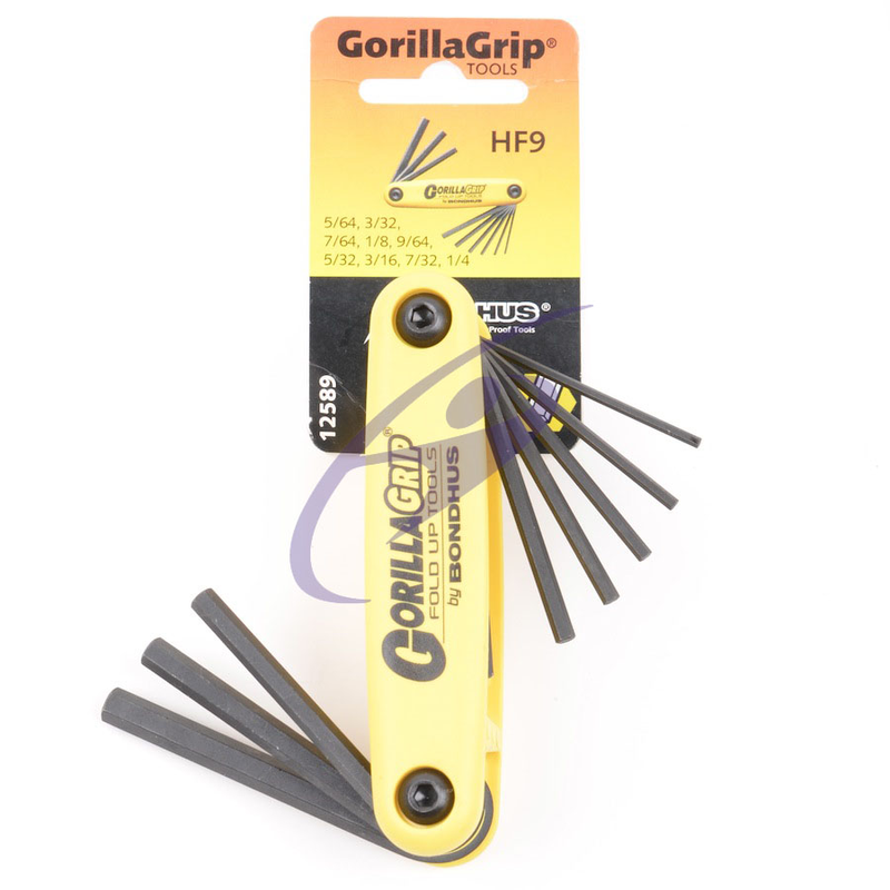 Bondhus Gorilla Grip Foldup Allen Key Set Clickers Archery