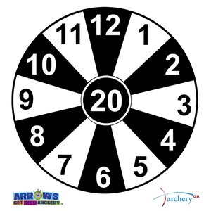 Arrows Archery Roundel/Darts target