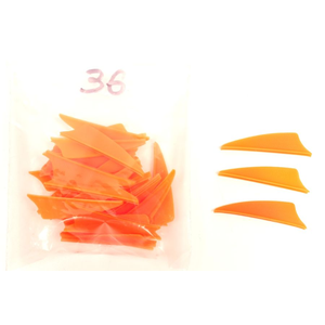 Odds & Ends Bohning X Vanes - 1.5" - Neon Red - Pack of 36