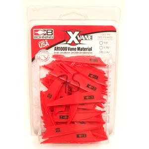 Odds & Ends Bohning X Vanes - 2.25" - Red - Pack of 75