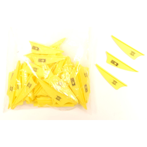 Odds & Ends Bohning X Vanes - 1.5" - Yellow - Pack of 77