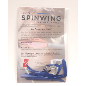 Second Hand Elite Spin Wing vanes - 1 3/4" - LH - Blue