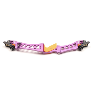 Second Hand Gillo GX2 25" ILF Riser - Purple with Black Pockets LH