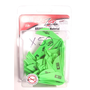 Odds & Ends Bohning Blazer Vanes - 2"- Green - Pack of 50