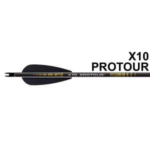 Easton X10 Protour Fletched Arrows - Dozen