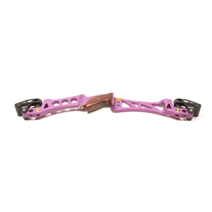 Second Hand Gillo GT Lux 25" ILF Riser - Purple with Black Pockets RH