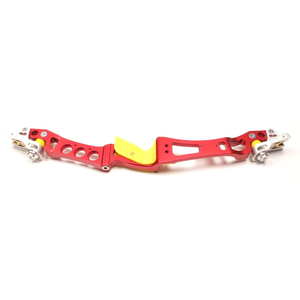 Second Hand Gillo GX 25" ILF Riser - Red with Silver Pockets RH