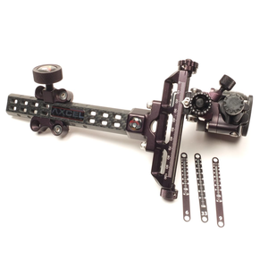 Second Hand Axcel Achieve Carbon Compound Sight - RH - 6" Bar - Axcel Sight Light - AV31 Scope Black - no.2
