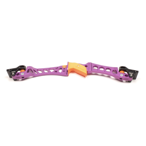 Second Hand Gillo GX2 25" ILF Riser - Purple with Black Pockets LH