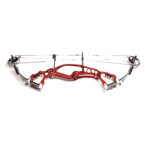 Second Hand Hoyt Procomp Elite FX - RH - Red 40lbs 27 - 28 1/2"