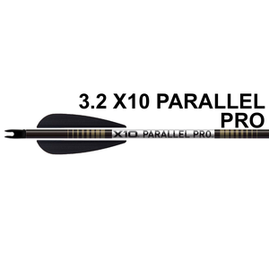 Easton 3.2mm X10 Parallel Pro Fletched Arrow - Single
