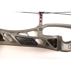 Second Hand Hoyt Stratos 36 Compound Bow - 50lbs - 28" to 27" Draw - Slate