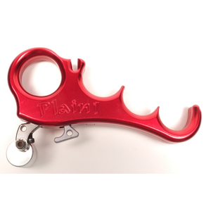 Second Hand Carter Plain 1 Release Aid - 4 Finger - Red