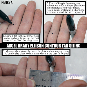 Axcel Contour Finger Tab