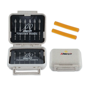 Decut Tungsten Platinum Break Off Points - Dozen