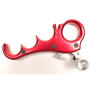 Second Hand Carter Plain 1 Release Aid - 4 Finger - Red