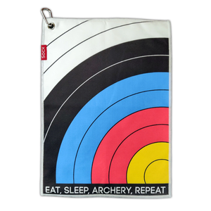 Socx Archers Towel  - Eat, Sleep, Archery, Repeat